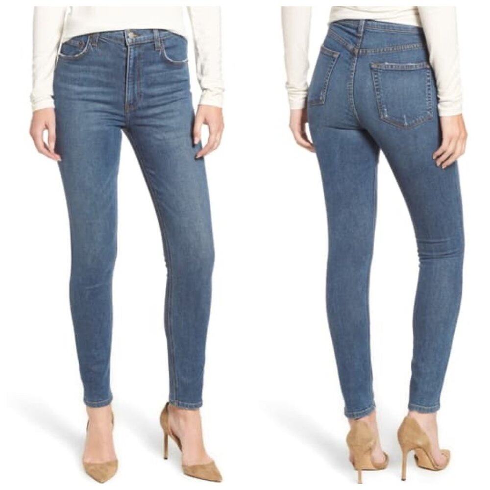 Reformation High Rise Skinny Jeans